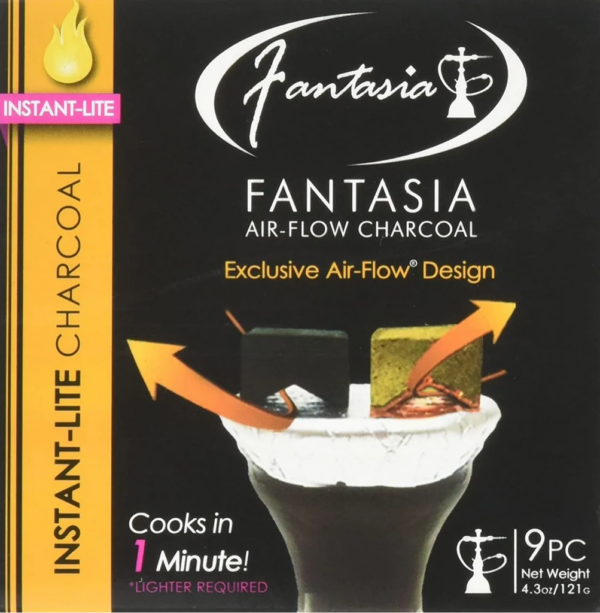 Fantasia Air Flow Hookah Charcoal