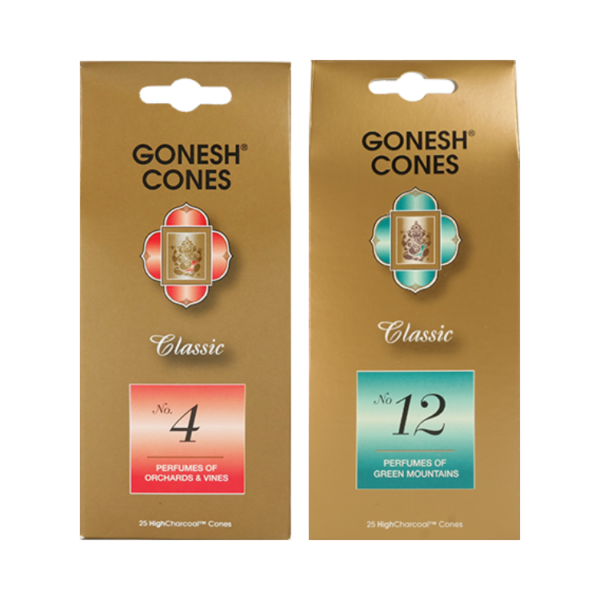 Gonesh Packaged Classic Incense Cones