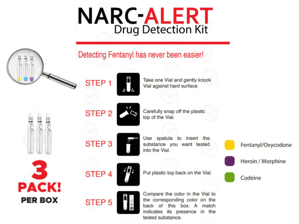 Narc-Alert - Drug Detection Kit 3-Pack - Image 2