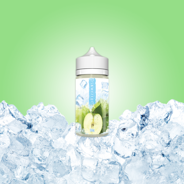 Skwezed Zero Nicotine Green Apple Ice - 100ml